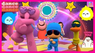 🐷PEPPA E POCOYO🧢 Dançando Cantigas De roda Na Discoteca -Imperdível-As Melhores Cantigas de Roda🎵