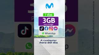 ¡Disfruta tu Combo Prepago Movistar de 7 días por solo $3! | 15sH