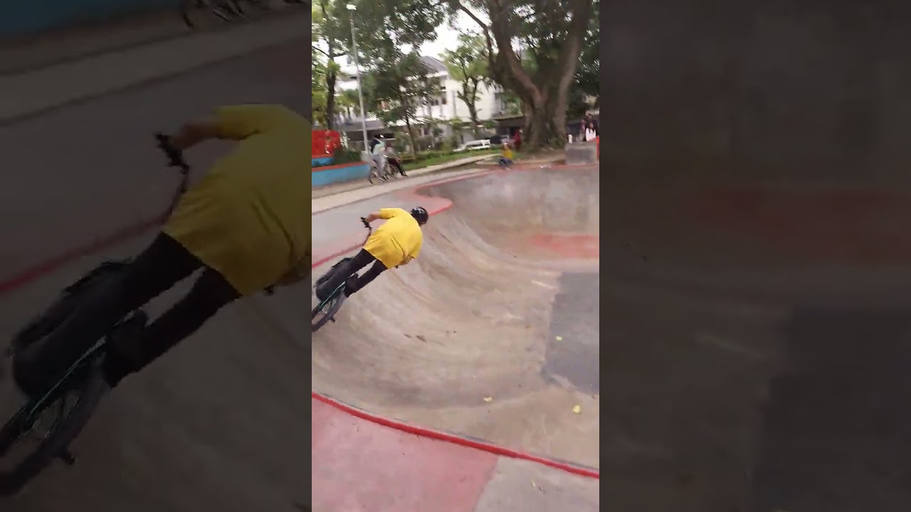 Backflip Bmx Udin Go Bmx Okke Oktavianus skate Bmx park Taman Pandawa Bandung