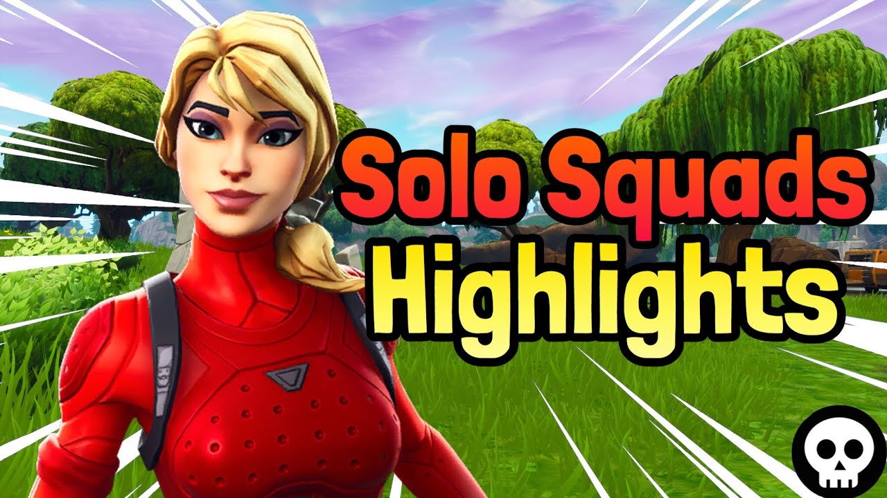 My Fortnite Mobile Solo Squads Highlights - YouTube