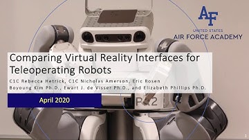 Comparing Virtual Reality Interfaces for the Teleoperation of Robots