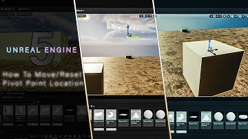 Unreal Engine 5: How To Set/Reset Pivot Point Location (The Gizmo)