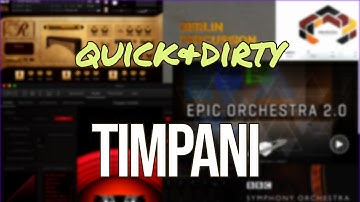 Timpani VI comparison