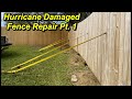 Privacy Fence Repairs Part 1