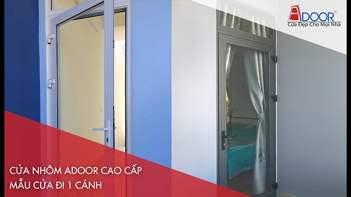 Mẫu cửa nhôm một cánh đẹp