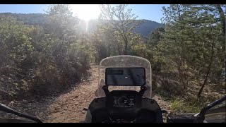 Transalp 750 around lake Tsivlou / Λίμνη Τσιβλού