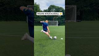 The BEST KNUCKLEBALL freekick you’ll see TODAY ? freekick knuckleball freekicks footballskills