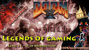 Doom 2 (jDoom) 100% walkthrough - Level 11 