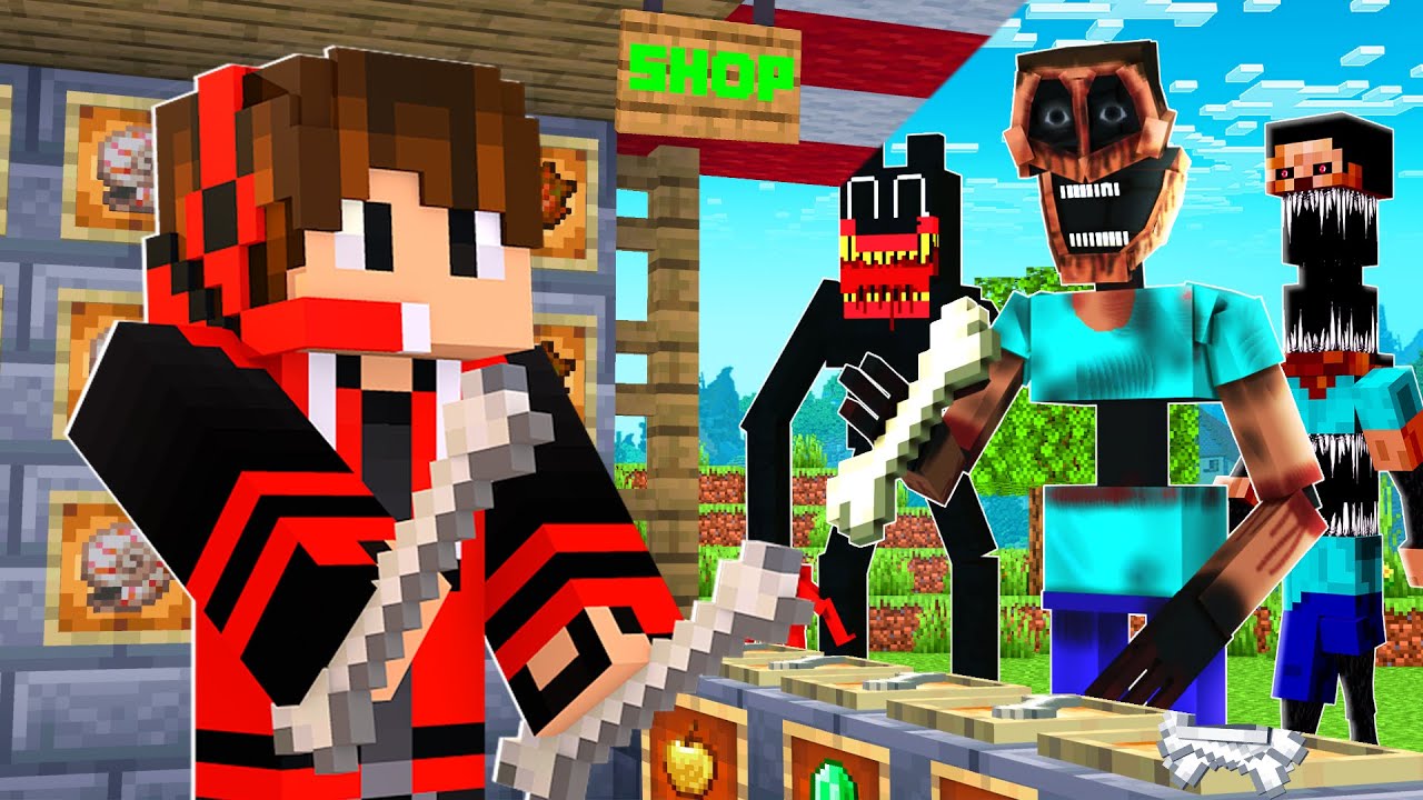 I Opened a SCARY Shop in Minecraft !!!