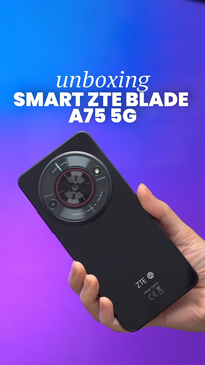 A 5G phone for only P5,450? Checkout the Smart ZTE Blade A75 5G. #ZTE #android