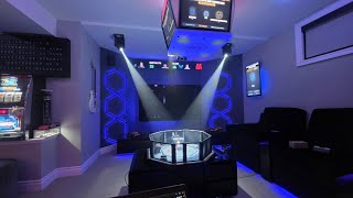The ultimate home automation to watch live sports and theme out the space!