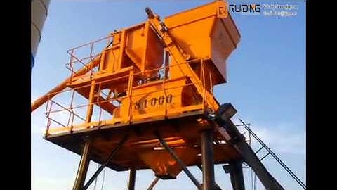 JS1000 concrete mixer , HZS50 concrete mixing station ,China