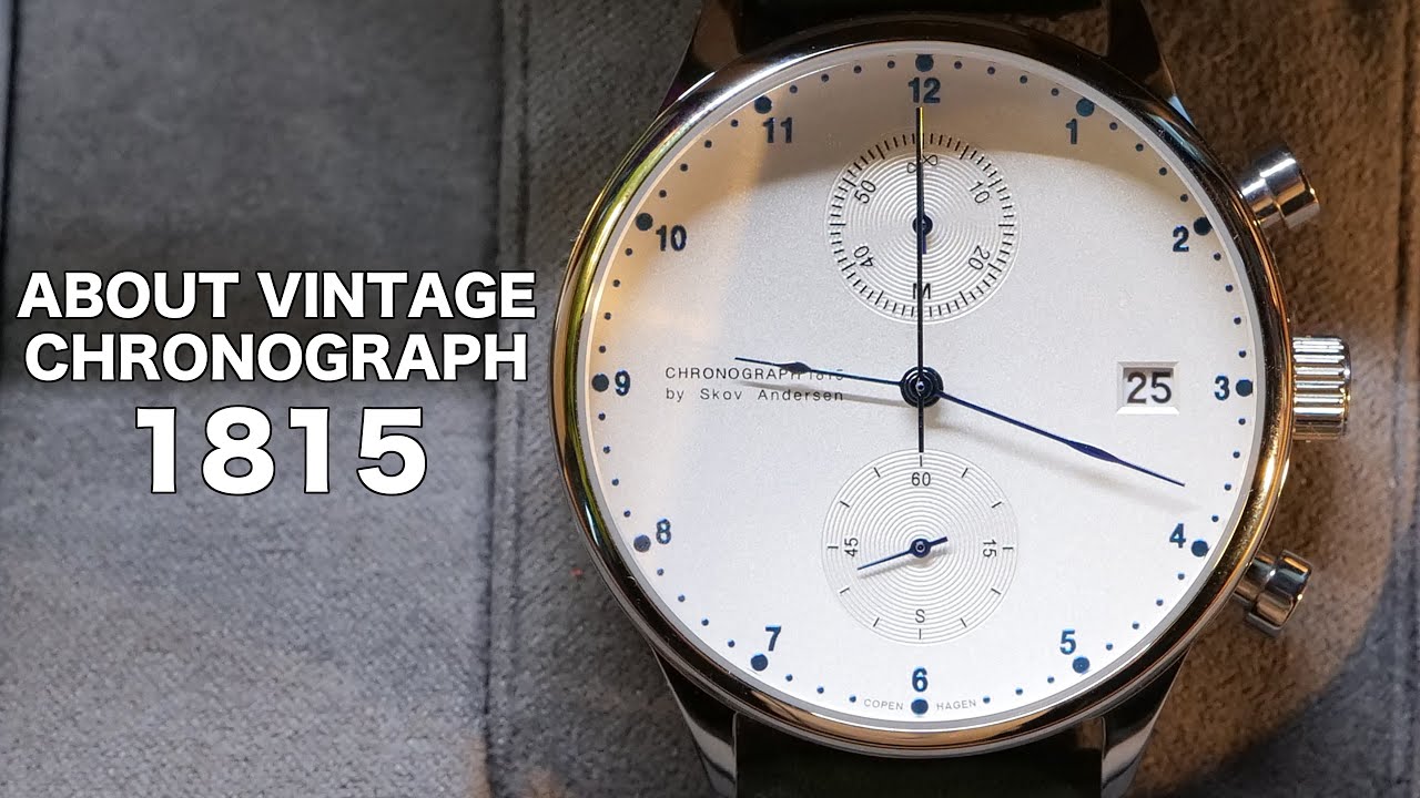 トータルデザインで差をつけるABOUT VINTAGEの腕時計「1815」（アバウトヴィンテージ×なつばやしコラボ動画）