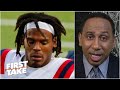 ‘Finish the deal!’ - Stephen A. holds Cam Newton accountable for the Patriots’ loss | First Take