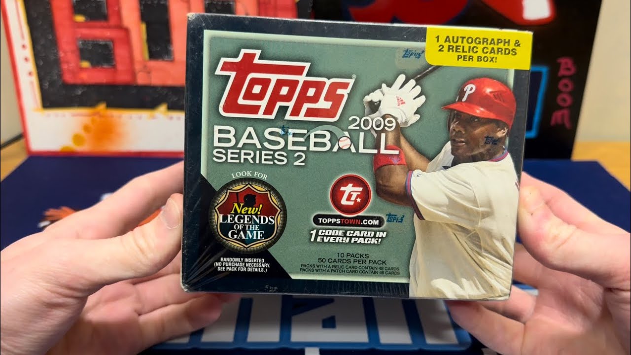 15 YEAR OLD SEALED BOX OPENING! 2009 TOPPS SERIES 2 JUMBO BOX
