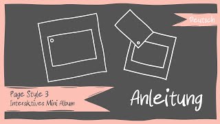 Deutsch: Mini Album Tutorial - Page Style 3 (6x6 & 8x8)