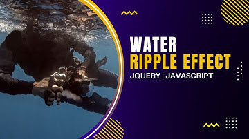 jQuery Water Ripples Effects | Javascript | jQuery