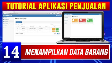 TUTORIAL APLIKASI PENJUALAN | 14. MENAMPILKAN DATA BARANG