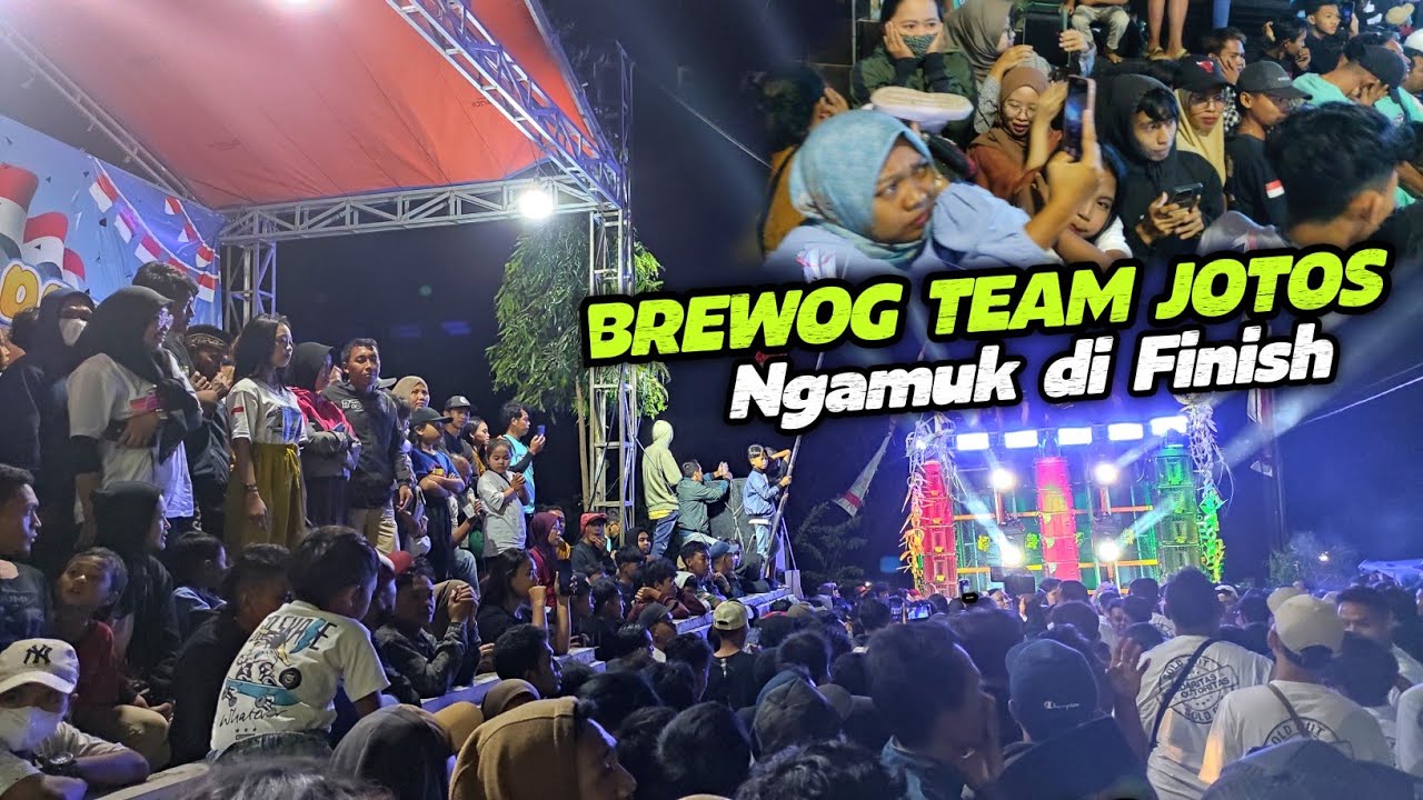 GAWAT..BREWOG TEAM JOTOS ngamuk di panggung penghormatan..Warga Pasuruan Langsung Amankan Telinga