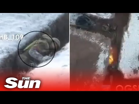 Ukrainain Mountain Assault Battalion drops bombs on Russians with weaponised drones