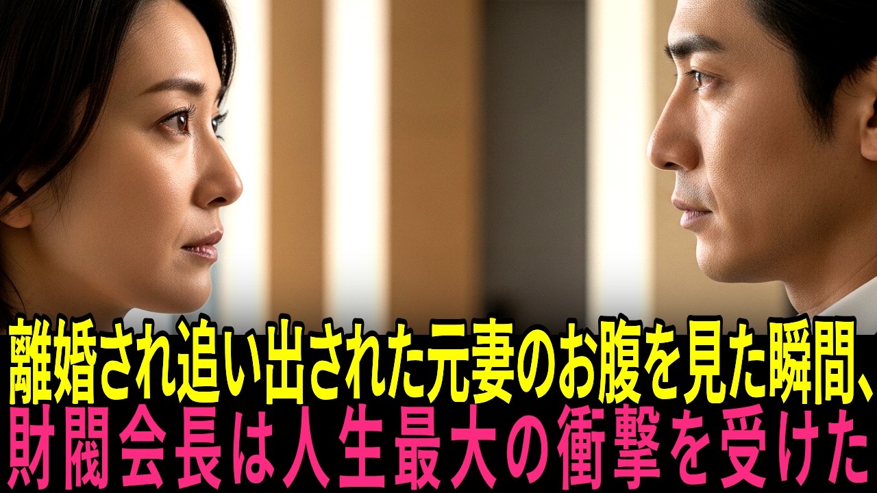 離婚され追い出された元妻のお腹を見た瞬間財閥会長は人生最大の衝撃を受けた