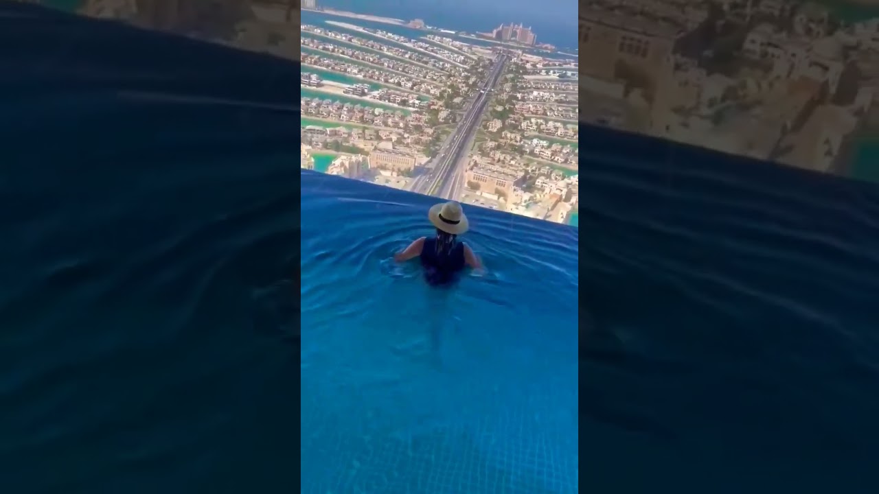 Dubai swimming pul what's up status🔥