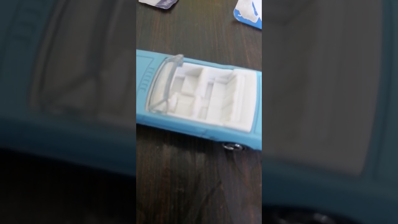 Hot wheels sky blue car