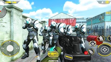 Us Army Robot Counter Terrorist Fps Shooting Game _ Android Gameplay