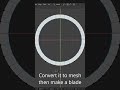 How to model a diaphram in Blender ? #b3d