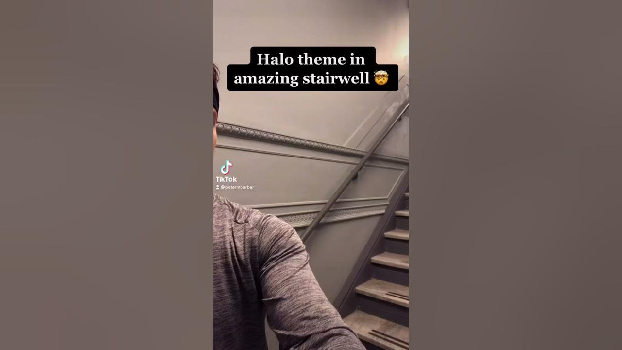 Halo Theme | Bass Singer Stairwell Version #shorts