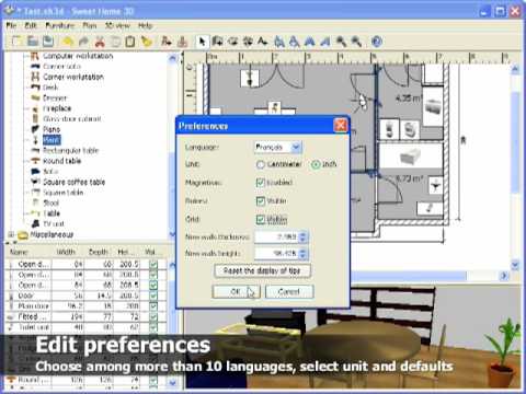 Sweet Home  3D  1 7 tutorial  YouTube