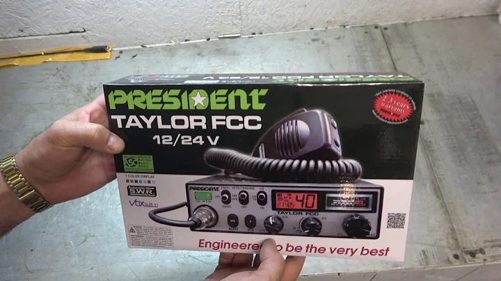 President Taylor CB Radio Part 1: Unboxing and initial review.