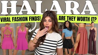 ✨HALARA FIRST IMPRESSIONS!!✨ ARE THEY WORTH THE HYPE?! | PETITE FRIENDLY TRY ON HAUL!!