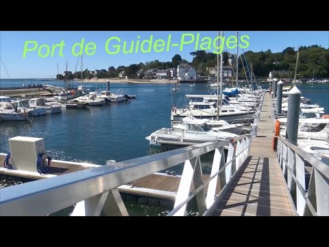 Guidel-Plages ; Construction Terminée du Nouveau Port de Plaisance ; Travaux ; Bretagne ; fin