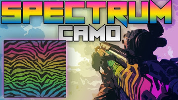 Black Ops 4 PaintShop SpeedArt - Call of Duty Ghosts Spectrum Camo! #BlackOps4 #BO4 #PaintShop
