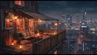 🌙 Heavy Rain + Lofi Hip Hop Chill 🎧 | Sleep Music, Study Background & Calm Night 🌌