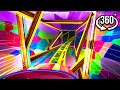 360 VR Rainbow Roller Coaster | Videos 4K | Gymnastics for the eyes