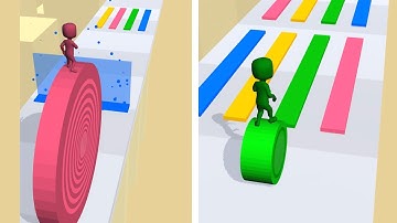 Layers Roll Games All Levels New Levels 21,22 Gameplay Video Android iOS