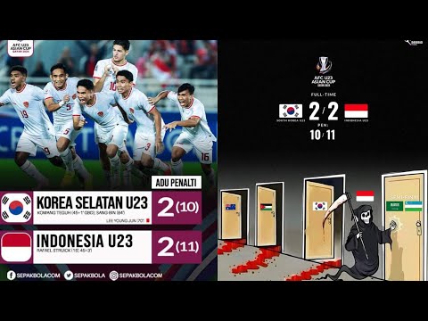 Indonesia Kalahkan Korea Selatan - Adu Penalti Indonesia Vs Korea Selatan AFC 2024