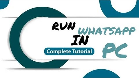 How to run Whatsapp in Pc Without Using BlueStack | Nox | Scan QR Code and use it on our PCI