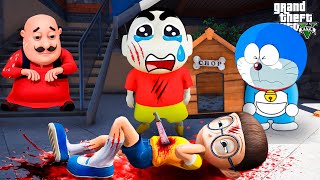 GTA V : Shinchan Doraemon Franklin Saved Nobita - mahi game zone