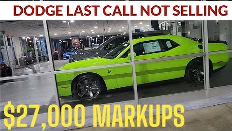 Dodge Last Call Cars: Exploring the High Price Tag!