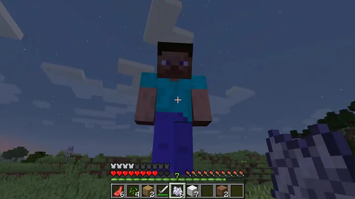 Minecraft wait what meme part 201 (Giant scary Steve)