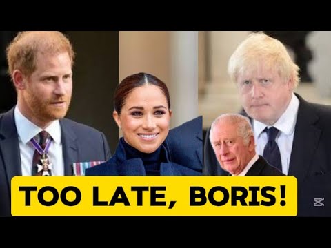 Video Boris Says Come Back! Harry & Meghan Said We Brought Snacks to Freedom Already, Cheers Mate