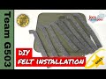 Willys MB Ford GPW, Tool box felt seal set installation