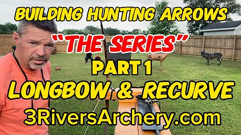 Building Hunting Arrows Longbow & Recurve Part 1 “Traditional Only Carbon” Test Kit