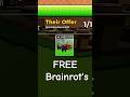 I Got FREE Ultra Legendary Pro Max Brainrots.. #roblox #brainrot