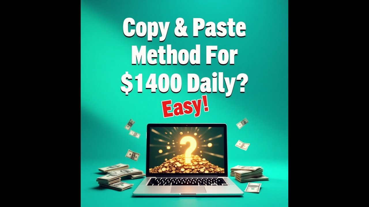 Copy & Paste Method for $1400 Daily? Easy! - YouTube