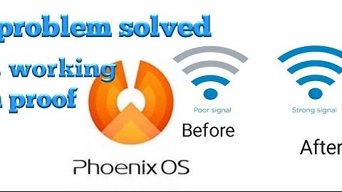 HOW TO FIX WIFI PROBLEM IN Phoenix OS|100%working