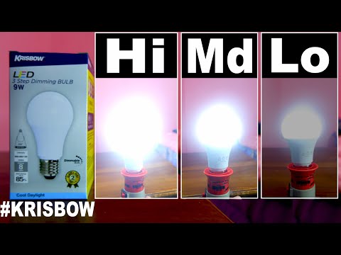 Video: Bagaimana cara meredupkan bola lampu yang dapat diredupkan?